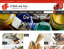 Tablet Screenshot of boutiqueiletaitunefois.com